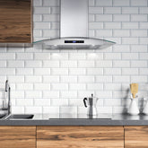 COS-668AS750 30 in. Vista Collection 380 CFM Ducted Wall Mount Range Hood, Touch Controls, LED Lights, Stainless Steel